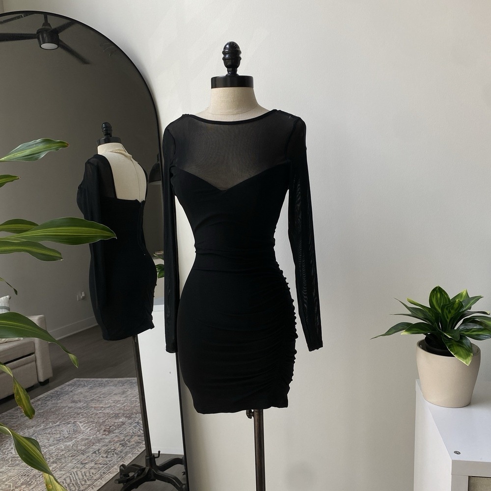 NWT Windsor No Going Back‎ Mesh Mini Dress Cocktail Club Women's Size Small